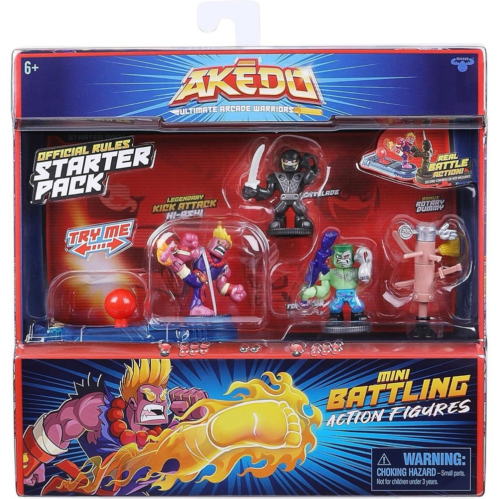 Akedo Ultimate Arcade Warriors Starter Pack